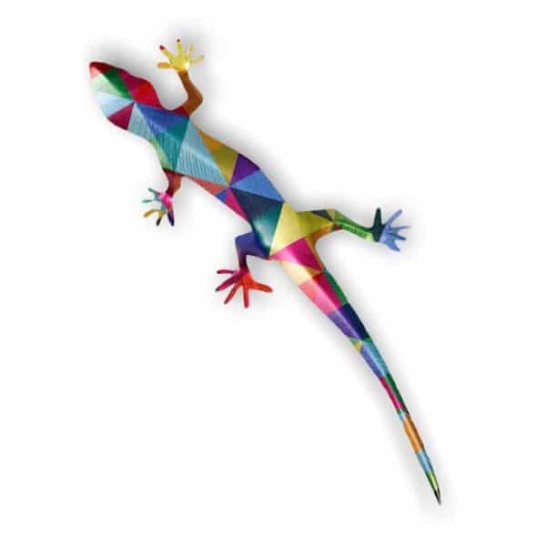 gecko πολύχρωμα τρίγωνα