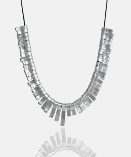 rays of light collection necklace silver