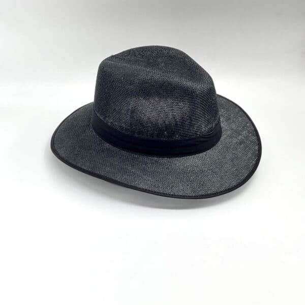 100% ελληνικό λινό καπέλο μαύρο