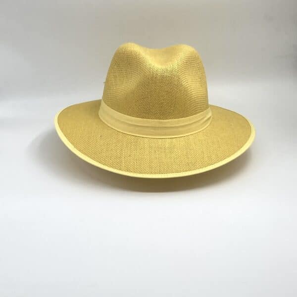 100% ελληνικό λινό καπέλο κίτρινο