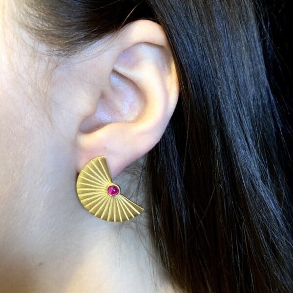 radial earrings