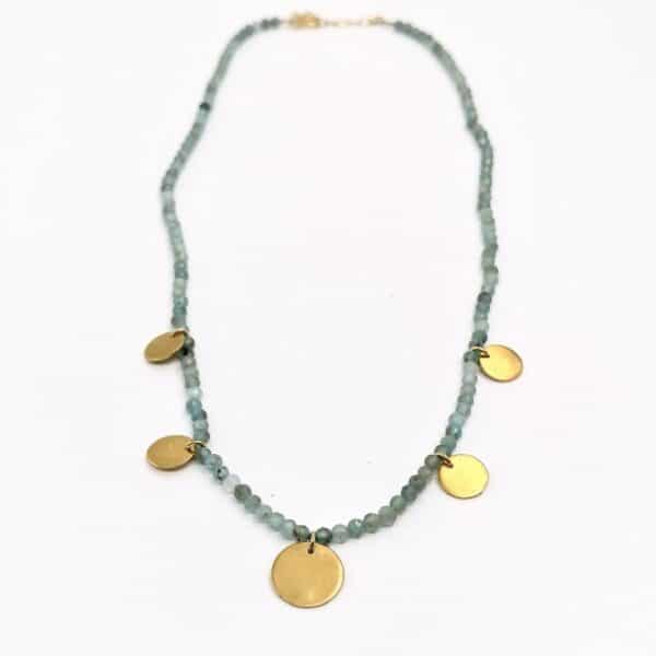 marmarometry necklace with semi-precious stones