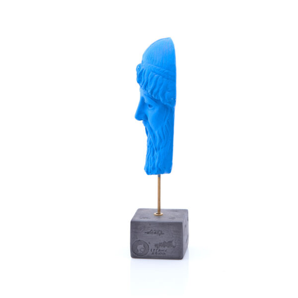 statue zeus blue