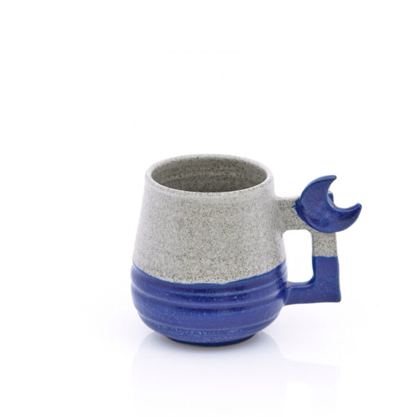 blue moon ceramic mug