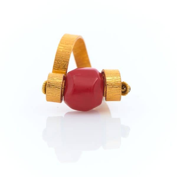 ring with coral