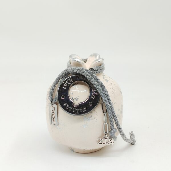 handmade ceramic pomegranate 2024 with charms -large