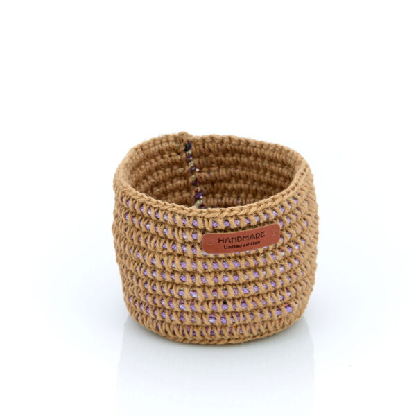 handmade woven brown basket