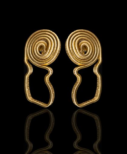 tsarouchi earrings - gold