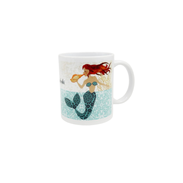 porcelain mug, mermaid