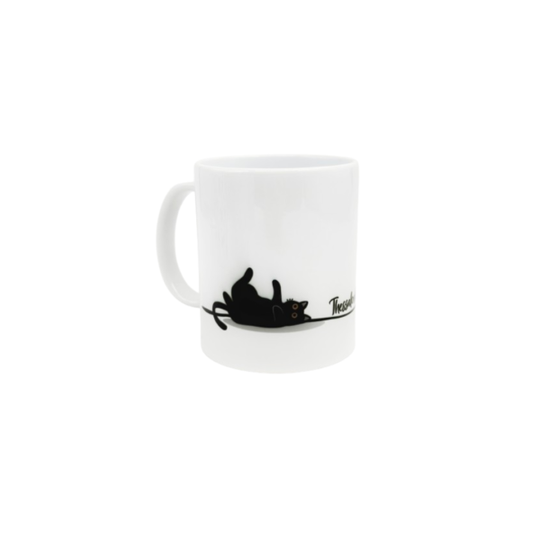 porcelain mug, kitten