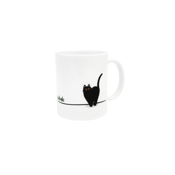 porcelain mug, kitten