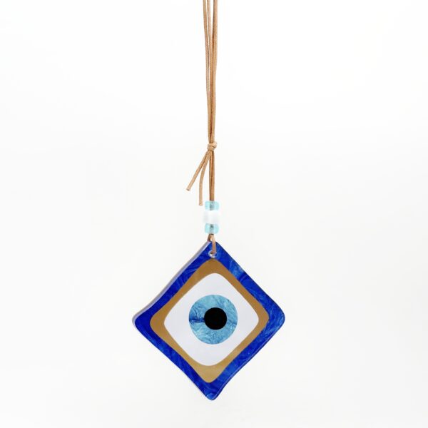 plexiglass eye - blue/gold