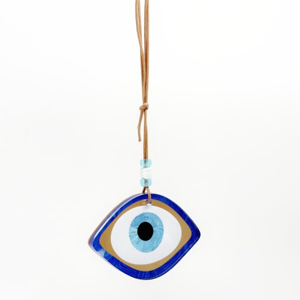 plexiglass eye - blue/gold