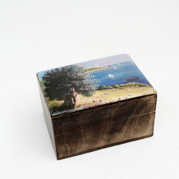 handmade wooden storage box-landscape