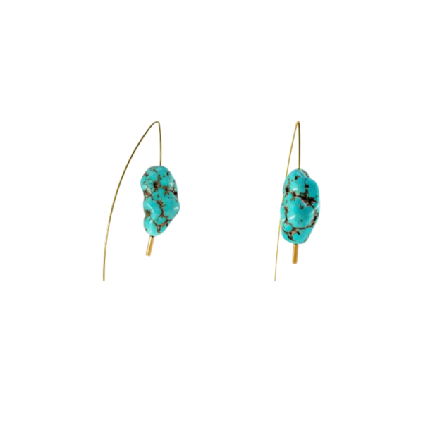 handmade earrings-turquoise