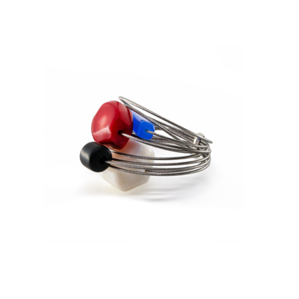 handmade ring-coral