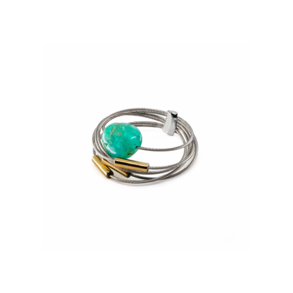 handmade ring-amazonite