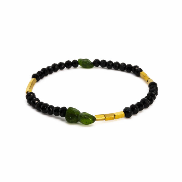 handmade bracelet-hematite/jade