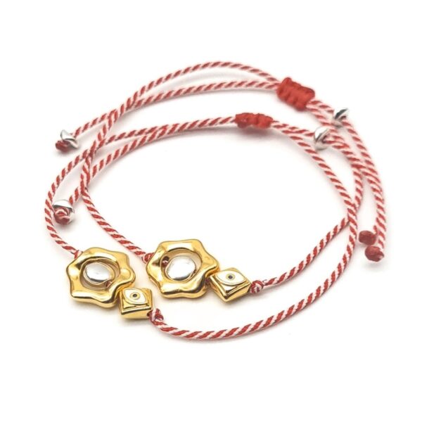 march bracelet with a two-tone eye.<br> <br> <br> <br> <br> <br> <br>