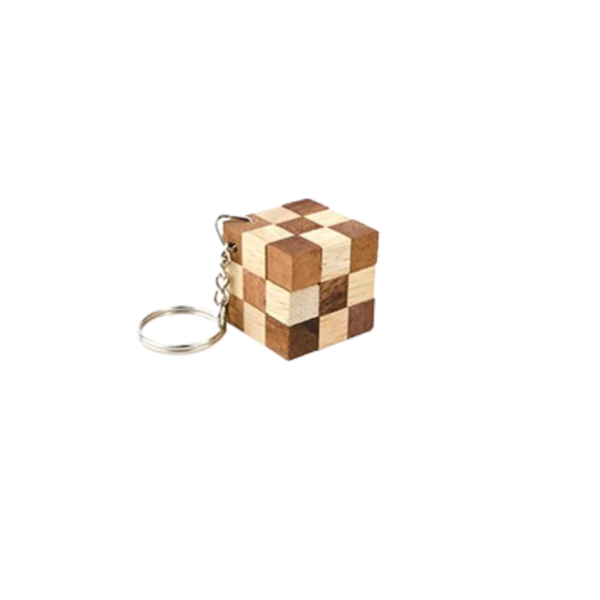 γρίφος μαθηματικής λογικής snake cube keychain