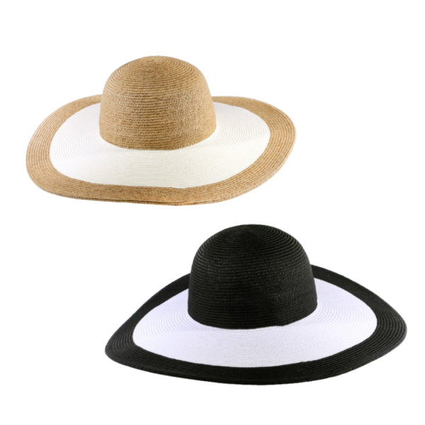 sun hat δίχρωμο