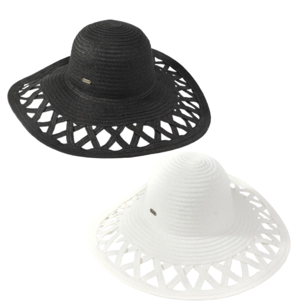 sun hat λευκό με ανοίγματα
