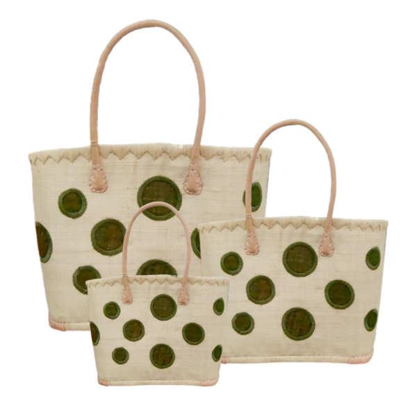 handmade madagascar bag-polka dot<br><br> <br> <br>