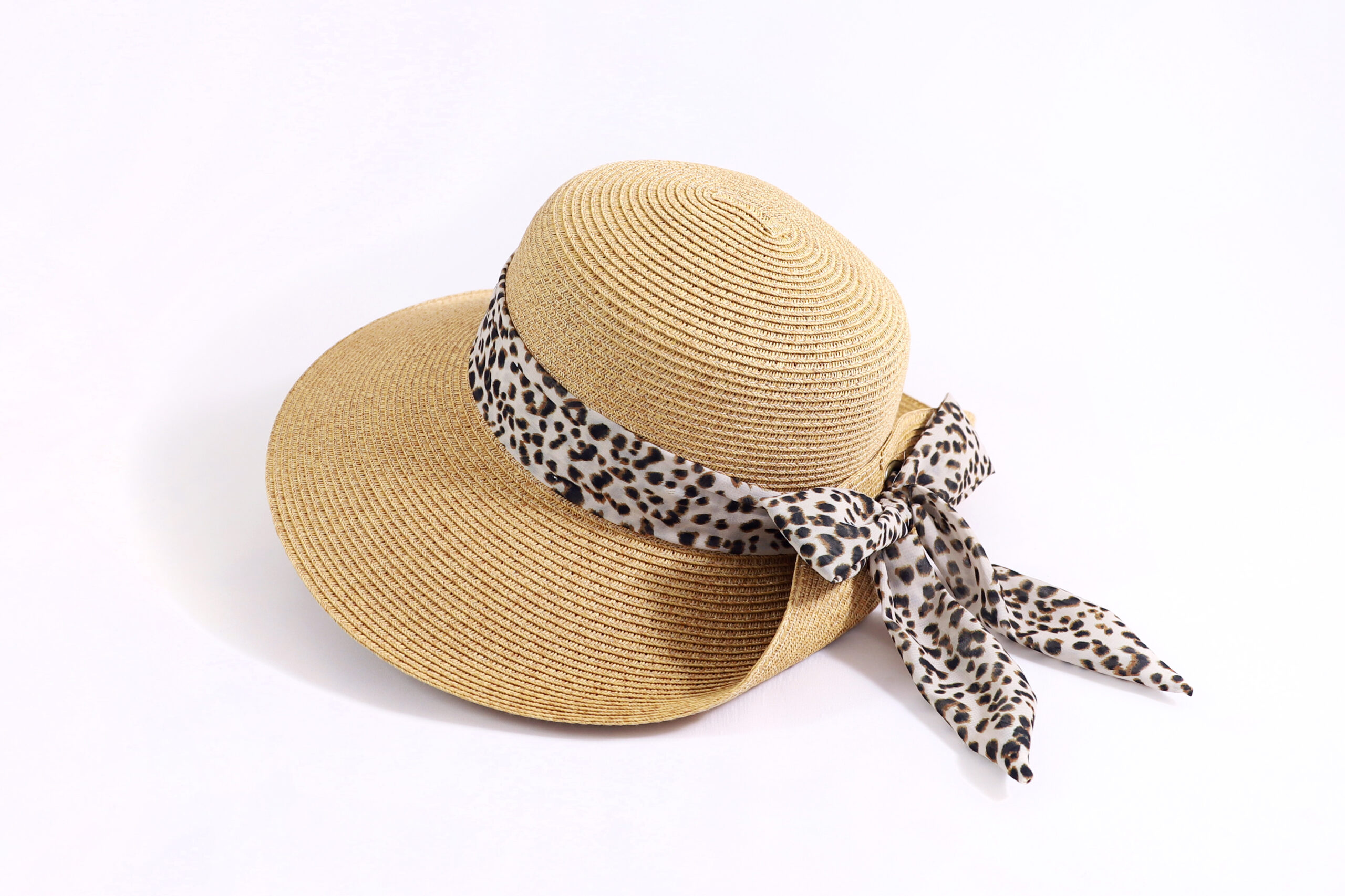 sun665 sun hat με animal print κορδέλα